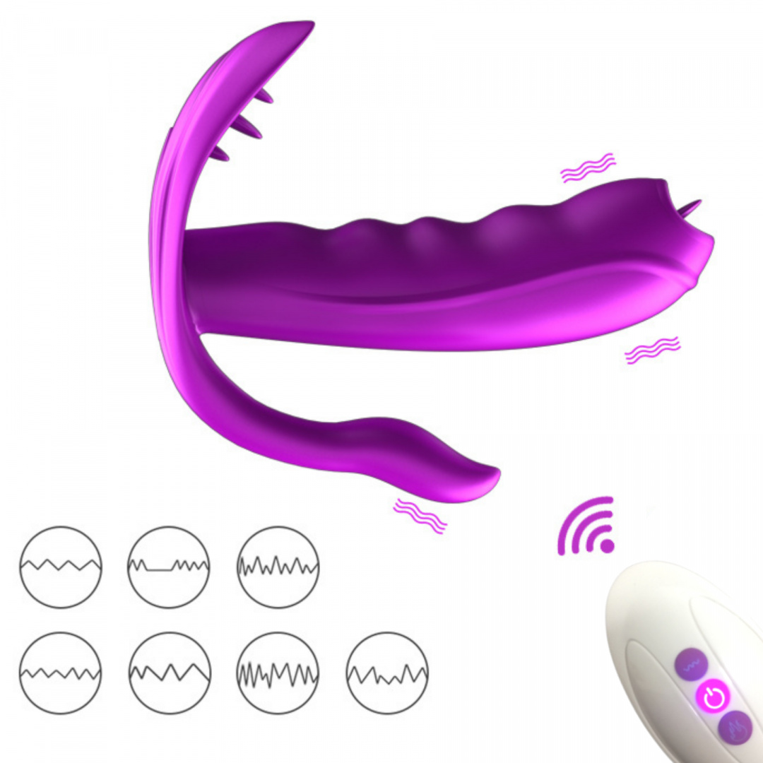 wibrator do majtek i łechtaczki ogrzewany pilot